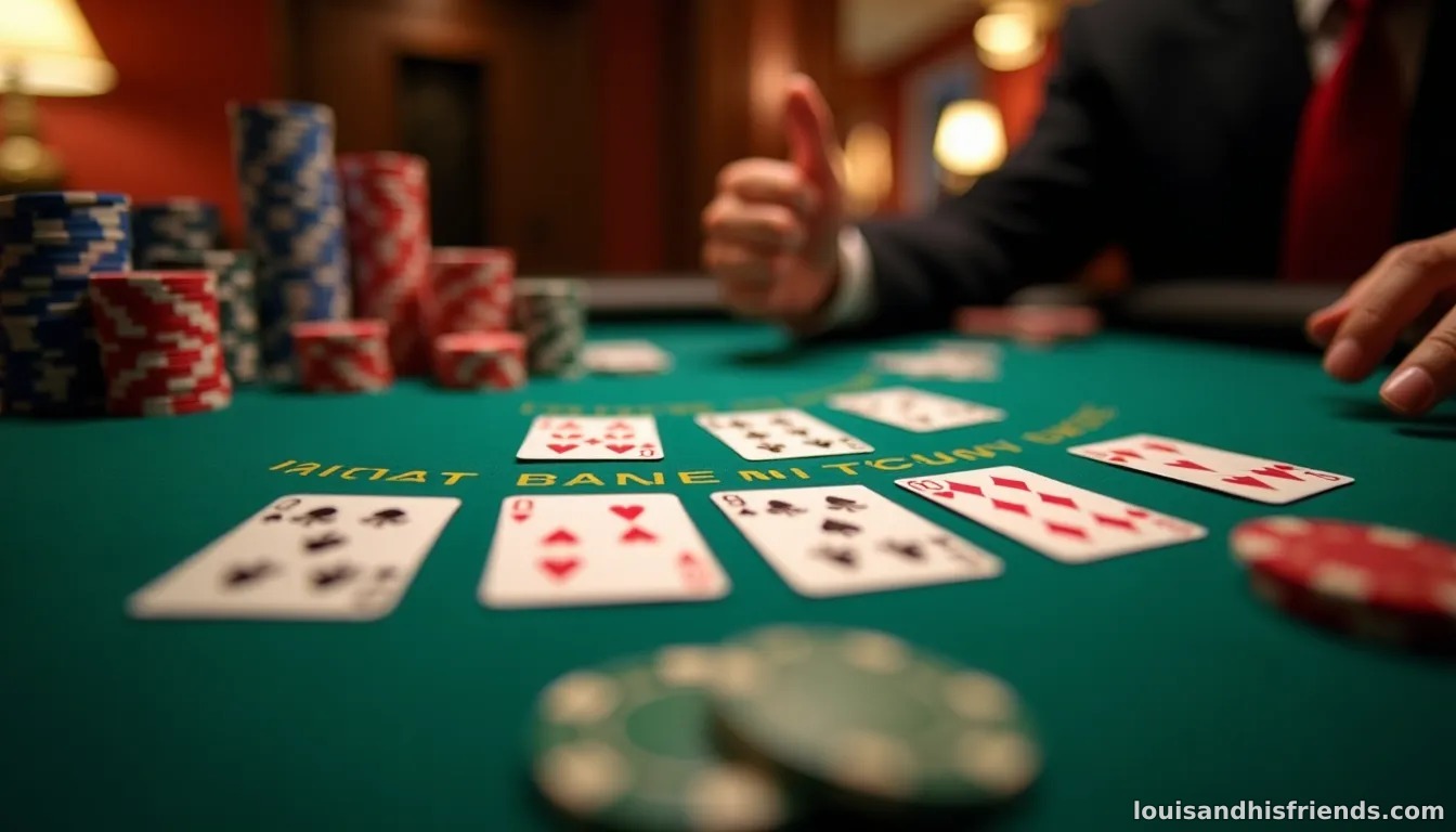Two players at a poker table show their hands at showdown; both have a pair of Queens but different side cards, illustrating how the kicker determines the winner